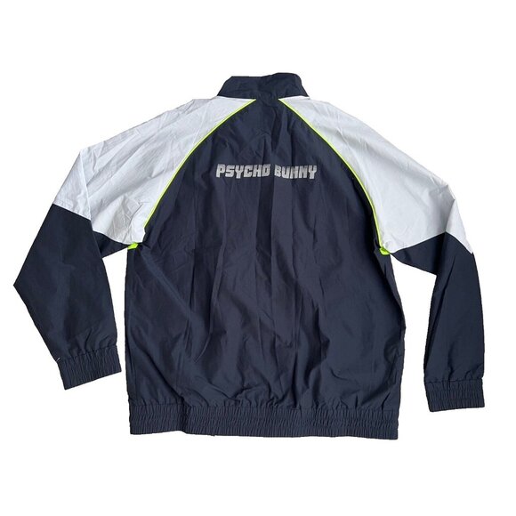 Psycho Bunny Wasco Colour Block Zip Track Jacket Navy ( 3XL ) - Picture 6 of 7